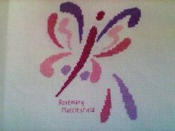 Cross stitch square for Jayda J's quilt