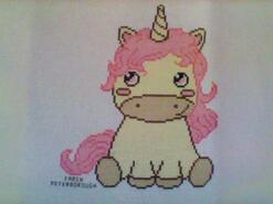 Cross stitch square for Maci W's quilt