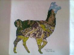 Cross stitch square for Maci W's quilt
