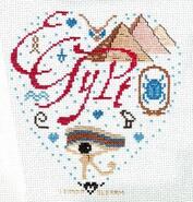 Cross stitch square for Luc T's quilt