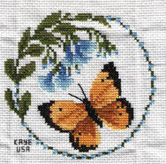 Cross stitch square for Alicia's quilt