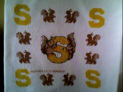 Cross stitch square for Matthew W's quilt