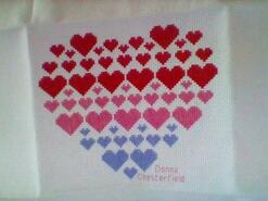 Cross stitch square for Amana J's quilt