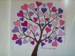 Cross stitch square for Amana J's quilt