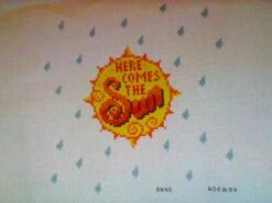 Cross stitch square for Lorcan M's quilt