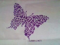 Cross stitch square for V's quilt
