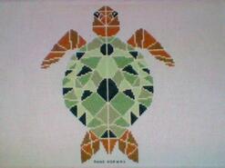 Cross stitch square for Sailer's quilt