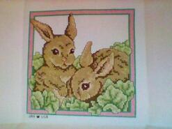 Cross stitch square for Penelope P's quilt