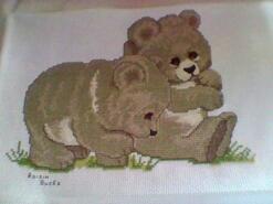 Cross stitch square for Noah N's quilt