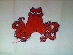 Cross stitch square for Ryder M's quilt