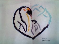 Cross stitch square for Zayn's quilt