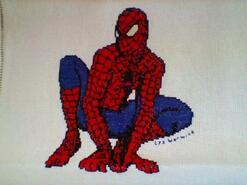 Cross stitch square for Elliot B's quilt