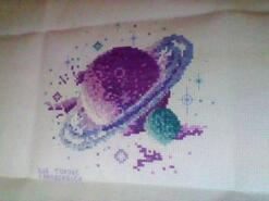 Cross stitch square for Carter L's quilt