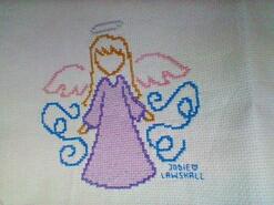 Cross stitch square for any child