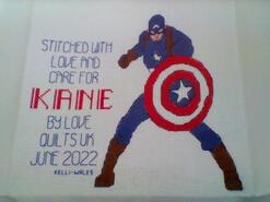 Cross stitch square for Kane S's quilt