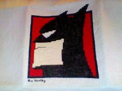 Cross stitch square for Kane S's quilt