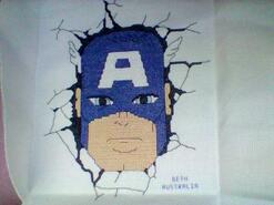 Cross stitch square for Kane S's quilt