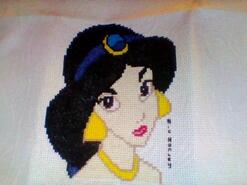 Cross stitch square for Jessica E's quilt