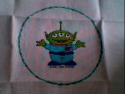 Cross stitch square for Nelle F's quilt
