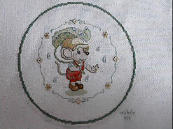 Cross stitch square for Donna B's quilt