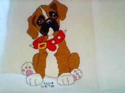 Cross stitch square for Edward F's quilt