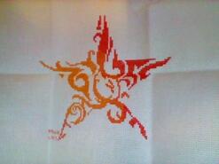 Cross stitch square for Jacob H's quilt