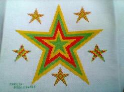 Cross stitch square for Jacob H's quilt