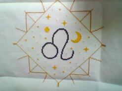 Cross stitch square for Reuben S's quilt
