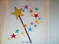 Cross stitch square for Edward T's quilt