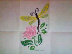 Cross stitch square for Abby R's quilt