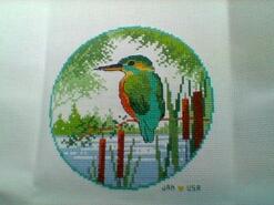 Cross stitch square for Abby R's quilt