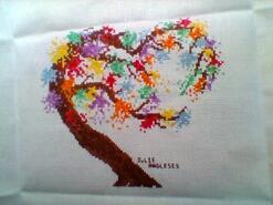 Cross stitch square for Abby R's quilt