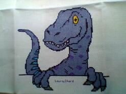 Cross stitch square for Jenson A's quilt