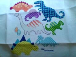 Cross stitch square for Jenson A's quilt