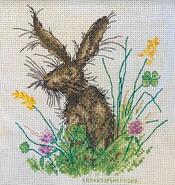 Cross stitch square for Bailey K's quilt