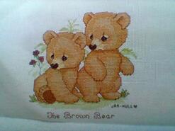 Cross stitch square for Bailey K's quilt