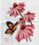 Cross stitch square for Lauryn A's quilt