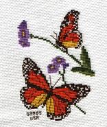 Cross stitch square for Lauryn A's quilt