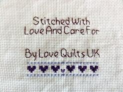 Cross stitch square for Melody D's quilt