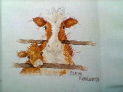Cross stitch square for Everly's quilt