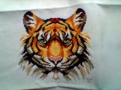 Cross stitch square for Thea D's quilt