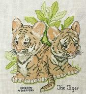 Cross stitch square for Thea D's quilt