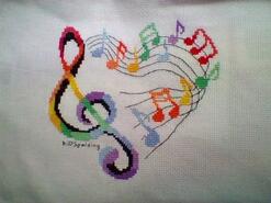 Cross stitch square