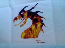 Cross stitch square