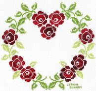 Cross stitch square for Rose's quilt