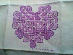 Cross stitch square for Rose's quilt