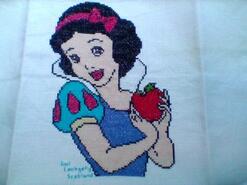Cross stitch square for Alice's quilt