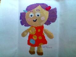 Cross stitch square for Chloe G's quilt