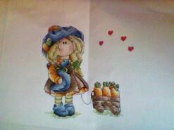 Cross stitch square for Chloe G's quilt