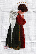 Cross stitch square for Emma G's quilt